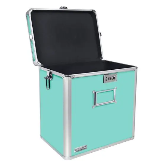 Vaultz Mint Vinyl Record Storage Case {3}