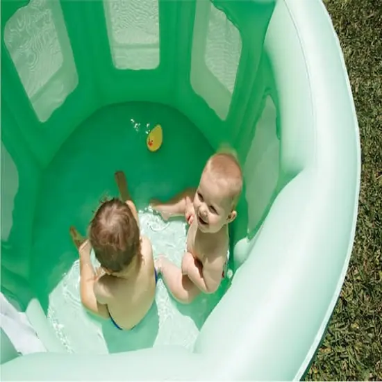 Room to Grow 44" Green 4-in-1 Portable Inflatable Baby Play Yard {5}