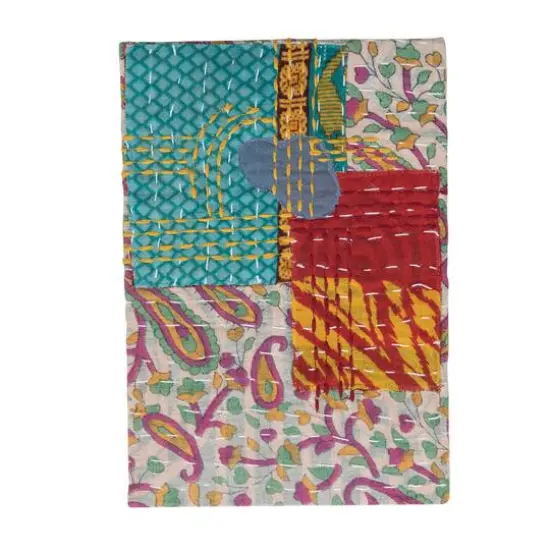 Hello Honey&reg; Patchwork Cotton Kantha Bound Paper Journal {1}