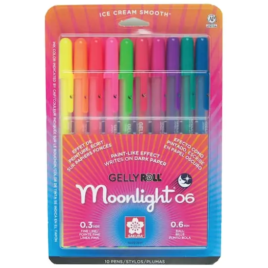 Gelly Roll® Moonlight® 06 Fine Point Gel Pen 10 Color Set {4}