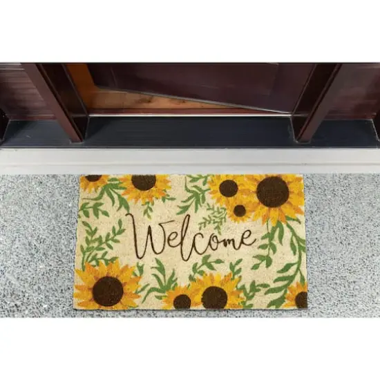 DII&reg; Sunflower Welcome Doormat {3}