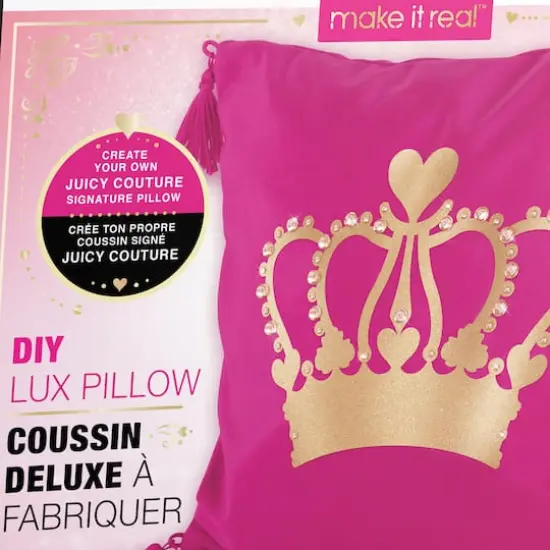 Make It Real&trade; Juicy Couture DIY Lux Pillow Kit {6}