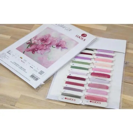 Luca-s Graceful Orchids Counted Cross Stitch Kit {8}