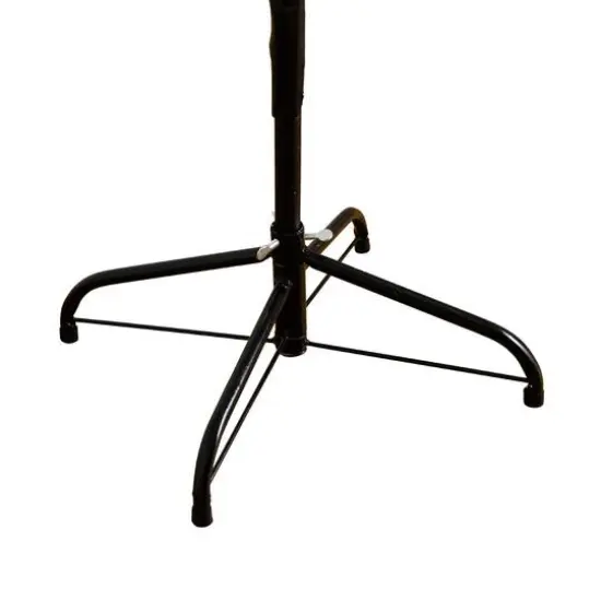 6ft. Pre-Lit Artificial Halloween Black Starburst Tree with 1680 Fairy Warm White LED Lights {7}