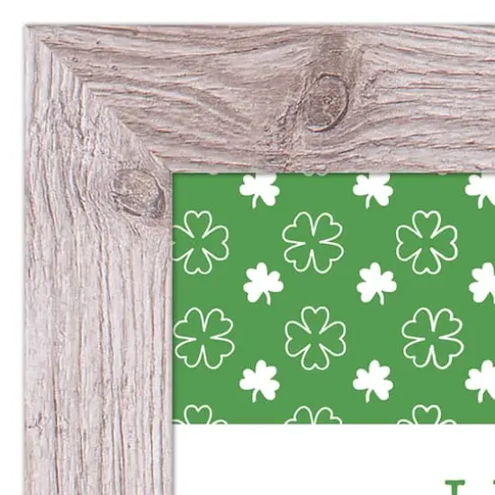 Lets Get Shamrocked Framed Print 11" x 14" Western White Framed Print {4}