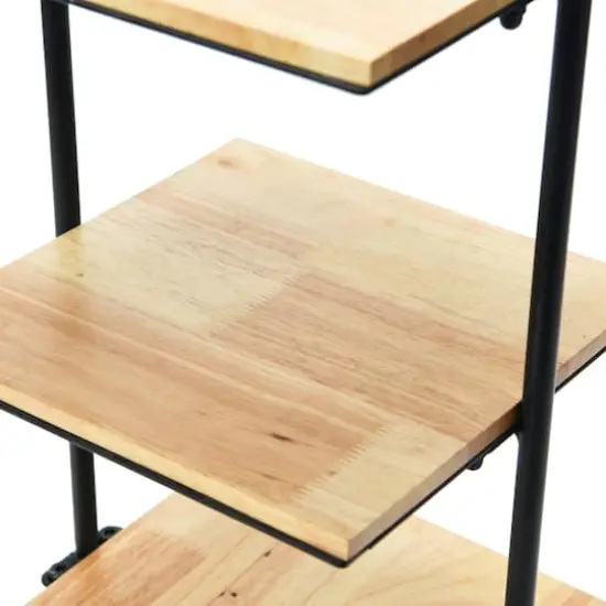 Hello Honey&reg; 24'' Black Modern Decorative Tray with 3 shelves {3}