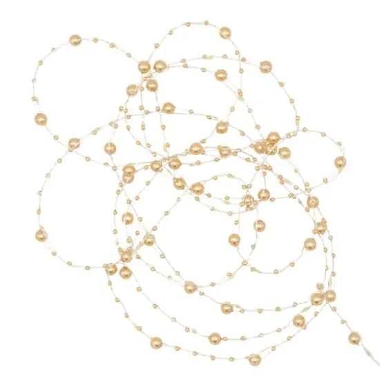 40ct. Warm White Gold Pearl LED String Lights by Ashland® {7}