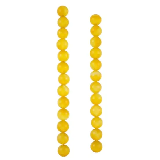 Yellow Agate Round Beads, 10mm by Bead Landing&trade; {4}