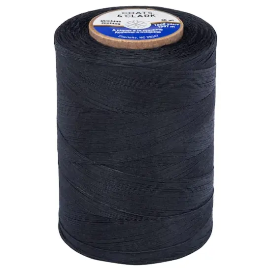Coats & Clark&trade; Machine Quilting Thread, 1,200yd. Black {1}