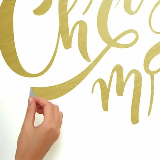 RoomMates Merry Christmas Quote Peel & Stick Giant Decals  {5}