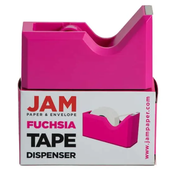 JAM Paper Colorful Desk Tape Dispensers Pink {7}