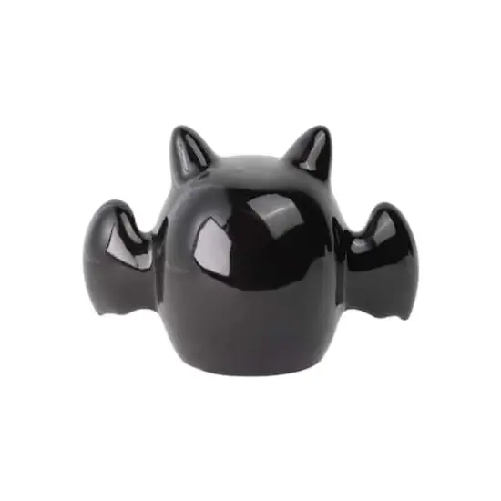 6.5" Black Bat with Heart Eyes LED Ceramic Tabletop D&eacute;cor by Ashland&reg; {8}