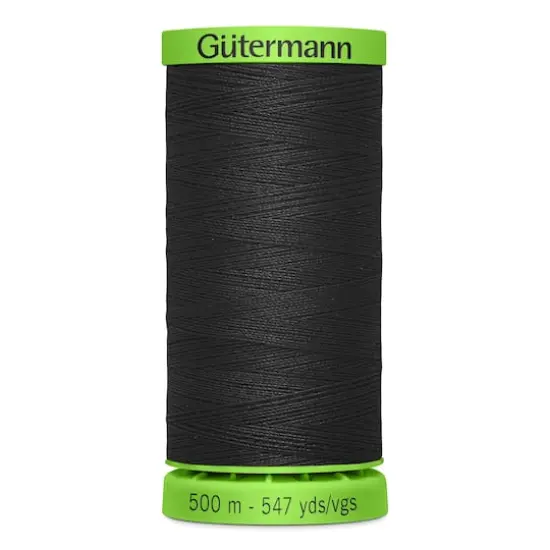 G&uuml;termann Dekor 547yd. Polyester Bobbin Thread 000 Black {1}