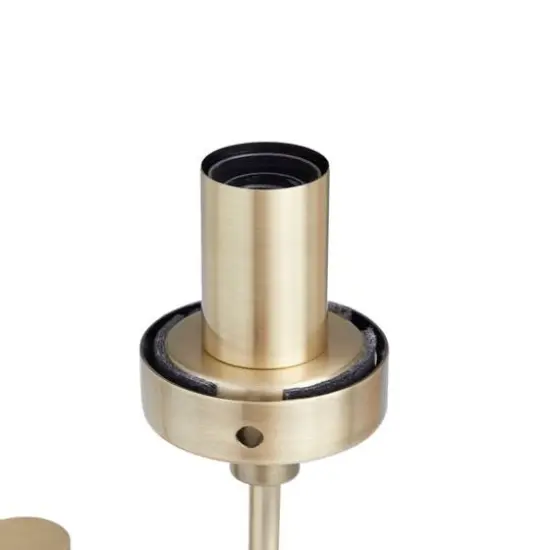 Silver Iron Modern Accent Lamp, 33" x 9" x 5" {7}