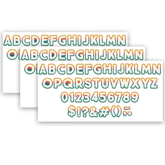 Eureka Adventurer Deco Letters Set {1}
