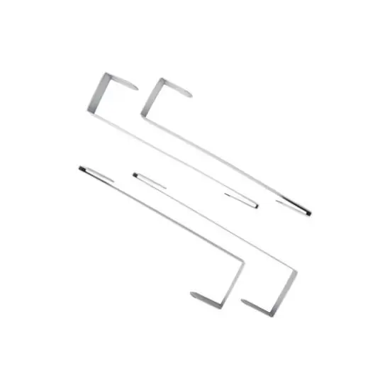 Household Essentials Over the Door Basket Storage Rack White {6}