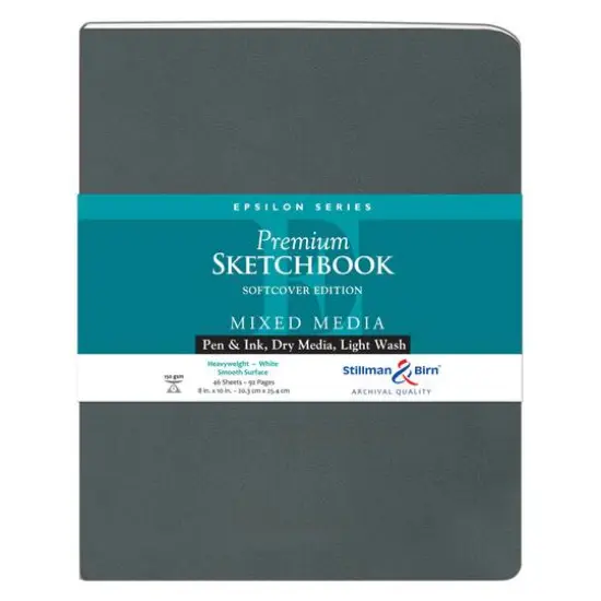 Stillman & Birn&trade; Epsilon Series Premium Softcover Mixed Media Sketchbook {1}