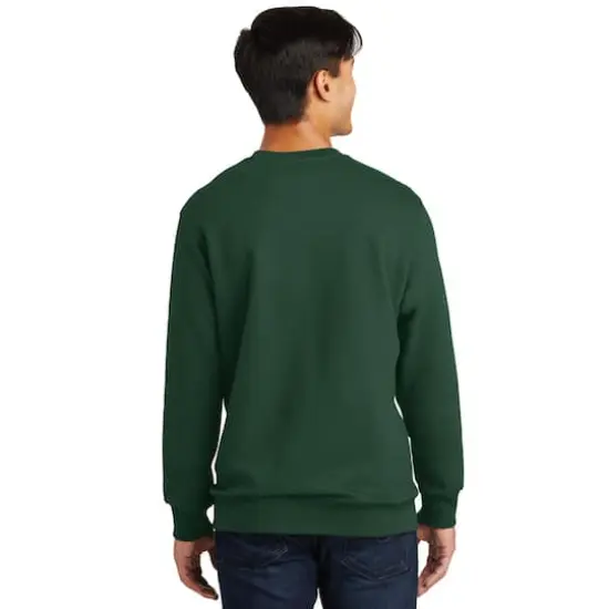 Port & Company® Fan Favorite™ Fleece Crewneck Sweatshirt Forest Green {6}