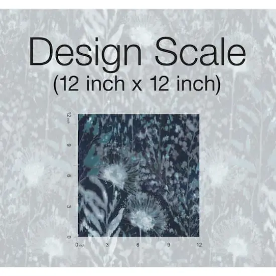 RoomMates Dandelion Peel & Stick Wallpaper Blue {8}