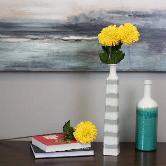 Yellow Zinnia Artificial Stem, 3ct. {6}