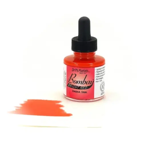 Dr. Ph. Martin's&reg; Bombay&trade; India Ink 10BY Bright Red {3}