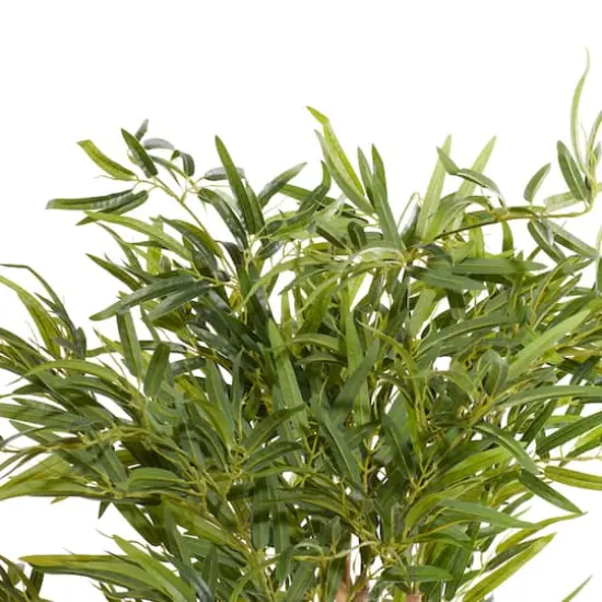 54" White Contemporary Floral & Botanical Artificial Foliage {6}