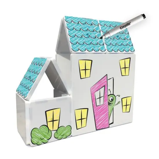 Crayola&reg; Doodle Tiles Magnetic Building Kit {3}