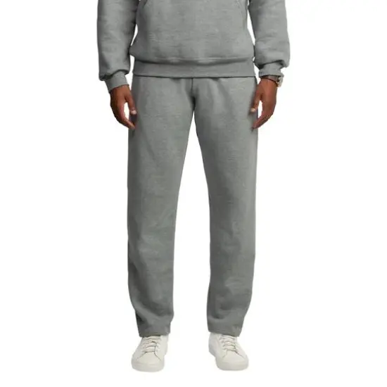 Fruit of the Loom Eversoft Fleece Open Bottom Sweatpant Grey Heather {4}