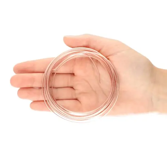 The Beadsmith&reg; Wire Elements&trade; 18 Gauge Tarnish Resistant Soft Temper Wire, 4yd. Rose Gold {7}