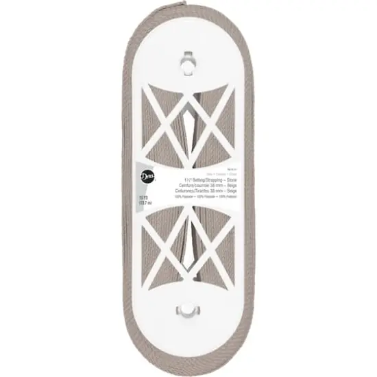 Dritz&reg; 1.5" x 15yd. Polyester Belting for Straps & Handles Stone {1}