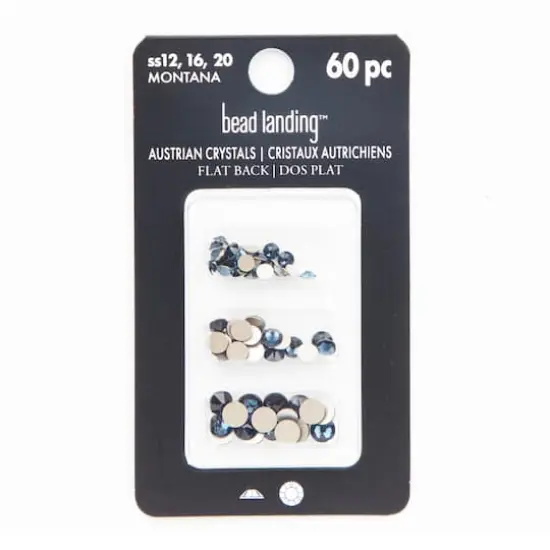 Round Flatback Austrian Crystals Mix by Bead Landing&trade;, 60ct. Montana {4}