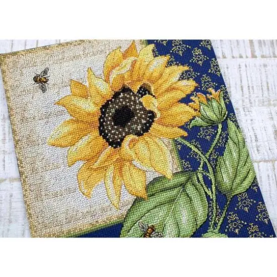 LetiStitch Sunflower Melody Counted Cross Stitch Kit {4}