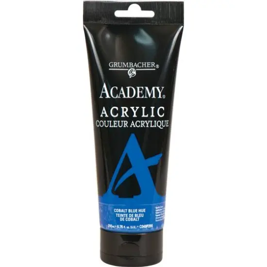 Grumbacher&reg; Academy&reg; Acrylic Paint, 200mL Cobalt Blue {1}
