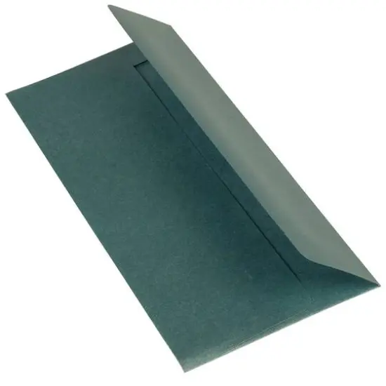 JAM Paper #10 Metallic Business Envelopes, 50ct. Malachite Deep Green Stardream {6}