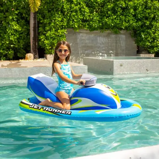 PoolCandy Motorized Blue Jet Runner Watercraft {4}