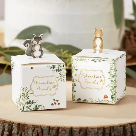Kate Aspen&reg; Woodland Baby Favor Box Set {5}