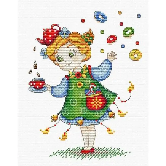 MP Studia Celebration Tea Cross Stitch Kit {1}