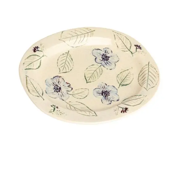 Hello Honey&reg; 10.25" Multicolor Blossoming Meadow Stoneware Platters, 2ct. {1}
