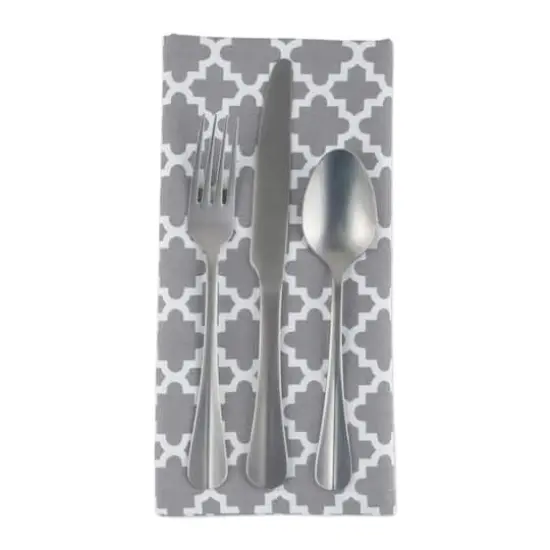 DII&reg; Gray Lattice Napkins, 6ct. {3}