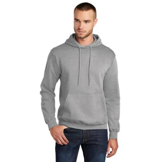Port & Company&reg; Tall Core Fleece Pullover Hooded Sweatshirt Athletic Heather {3}