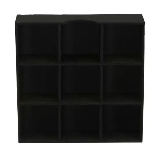 Household Essentials 9-Compartment Drawer Organizers, 2ct. Black {10}