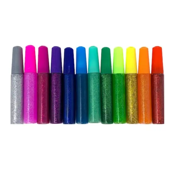 ArtSkills&reg; 12 Color Rainbow Glitter Glue Pens {3}