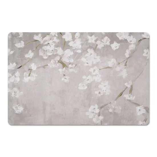 18" x 27" Transitional Floral Branches Floor Mat {1}
