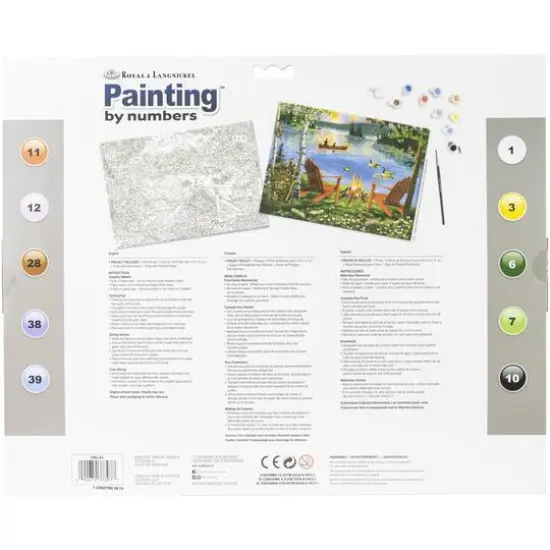 Royal & Langnickel&reg; Lakeside Retreat Paint By Number Kit {3}