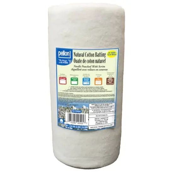 Pellon&reg; 90" x 20yd. Natural Cotton Batting with Scrim {1}