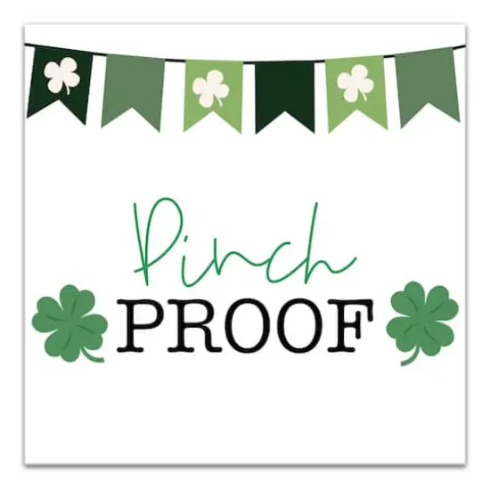 Pinch Proof Banner 12" x 12" Canvas Wall Art {1}