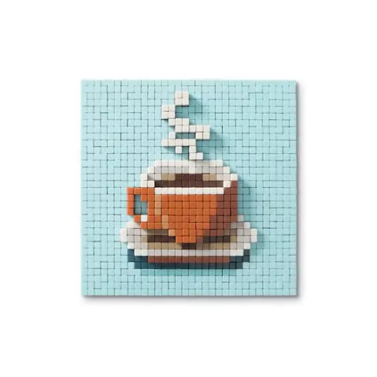 Coffee Pixelated Brick Art Kit by Make Market&reg; {4}