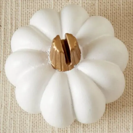 Kate Aspen White Pumpkin Place Card Holder Set, 6ct. {9}