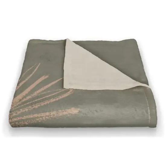 Sunkist Vase Coral Fleece Throw Blanket {3}