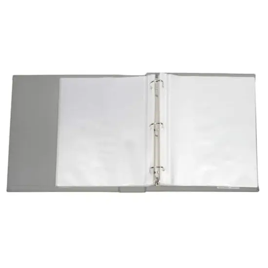 Gray Saffiano D-Ring Scrapbook Album by Recollections&reg; {4}